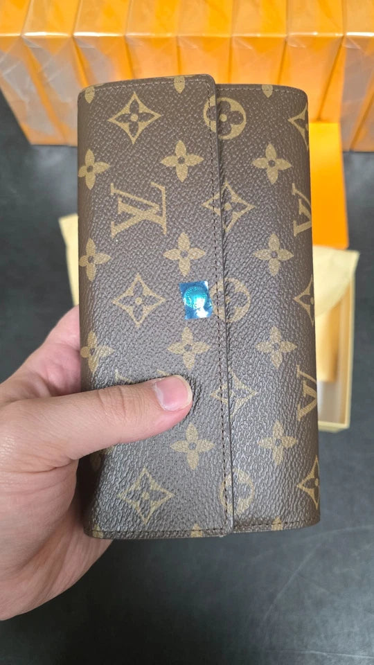 Louis Vuitton Portefeuille Sarah Long Wallet Brown Monogram