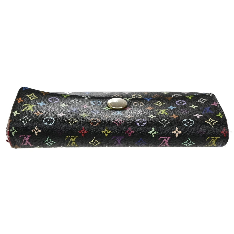 LOUIS VUITTON Portefeuille Sarah Long Wallet Monogram Multi Black M60005 60EG030