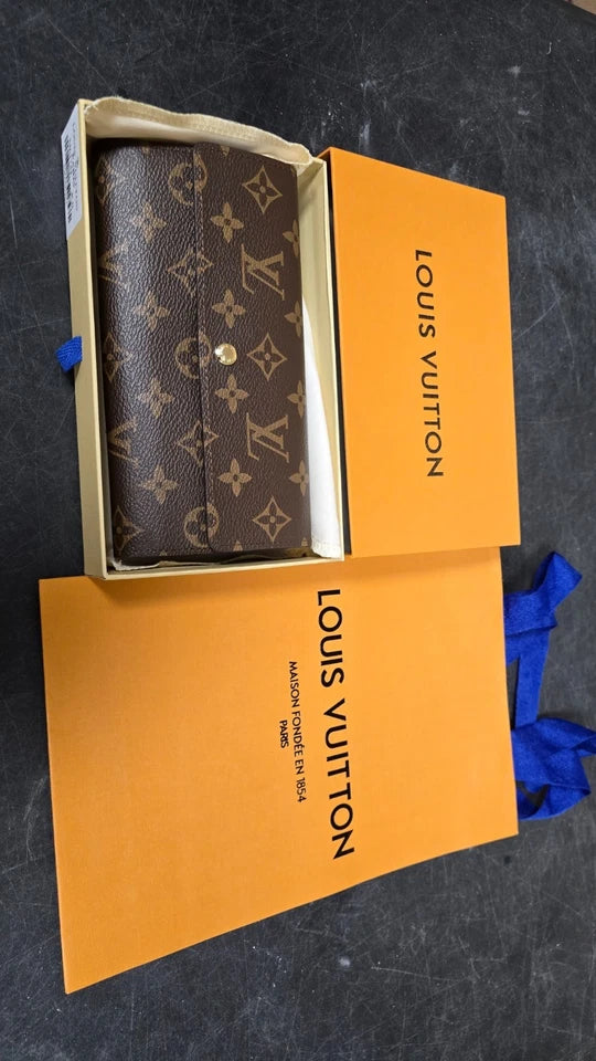 Louis Vuitton Portefeuille Sarah Long Wallet Brown Monogram